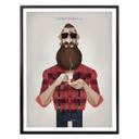 Póster Brown - Lumbersexual