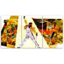 3 stykke lærredstryk, Freddie Mercury