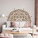 Wallsticker Halvt mandala-ornament - boho