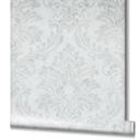 non-woven tapet grå ornamental til stue soveværelse kontor marburg tapet
