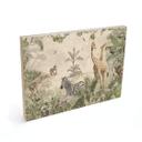 Houten Wanddecoratie jungle dieren op grote safari - Ms Tiff