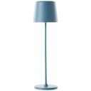 Tischleuchte Cosy, blau, 10 x 37 cm, Metall Tischleuchte Outdoor
