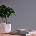 Livingwalls Vliestapete Diamonds Tapete Uni grau, 