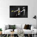 Akrylbillede Banksy - Pulp Fiction