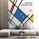 Abstrakt fototapet Retro Bauhaus-udstilling 1923 - Retrodrome