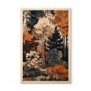 Holzbild Bunter Herbstwald - Jaszke