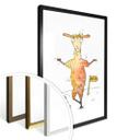 Póster Hagenmeyer - Llama y pájaro