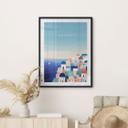 Plakat Huse på Santorini - Rivers