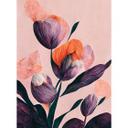 Fototapet Treechild - Lilac Tulips
