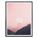 Póster Amanecer rosa