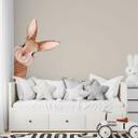 Wallsticker med kaninhoved i farver - Korenkova