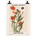 Póster NKTN - Mercado de las flores de Amsterdam
