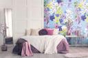 Papier peint Floral multicolore - Papier peint intissé Fleurs Plantes Livingwalls - mat et lisse