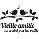 Muursticker Vieille amitié ne craint pas la rouille