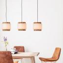 Pendelleuchte Till, braun, 120 x 110 cm, Textil Lampe