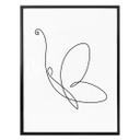 Póster Lineart - Mariposa