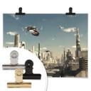 Plakat - 3D Sci-Fi landing i byen