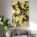 Geborsteld Alu-Dibond met goud-, zilver- & kopereffect - Abstract marmerpatroon - Treechild