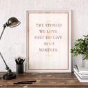 Affiche - The Stories we love