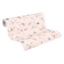 Papel pintado Floral verde crema - papel pintado no tejido casa de campo A.S. Création - textura ligera mate