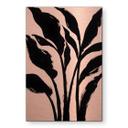 Geborsteld Alu-Dibond met goud-, zilver- & kopereffect - Botanische penseelkunst - Bruzual