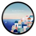Plakat Huse på Santorini - Rivers