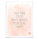 Plakat - Confetti & Cream - Take Time
