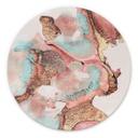 Tableau sur alu-Dibond rond Fredriksson - Golden ink with nuances in rosé
