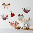 Leffler Wallsticker - Drømmekopper