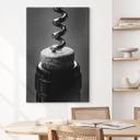 Cuadro lienzo vino con sacacorchos - Pictufy Studio