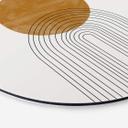 Tableau sur alu-Dibond rond The Miuus Studio - Abstract Flow