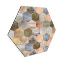 Hexagone - alu-Dibond Fredriksson - Marbre et nacre