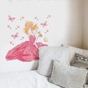Sticker mural - La princesse et le roi grenouille