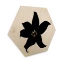 Hexagon Hout Kubistika - Dark Orchid