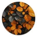 Cuadro de madera Hojas luminosas en otoño - Jaszke - Redondo