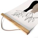 Póster de tela Kubistika - Plantas minimalistas