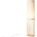 Stehleuchte Luise, braun, 90,5 x 20 cm, Bambus Stehlampe, dimmbar