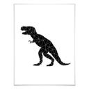Póster Nouveauprints - Dinosaurio geométrico T-Rex