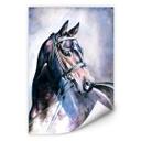 Muurprints Paarden Aquarel