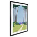 Póster Paseo con vistas al mar - Ríos