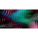 3D-bølgetapet i metallic look rubin magenta - non-woven tapet med dybdeeffekt