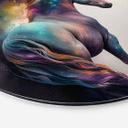 Vægcirkel Heine - Unicorn Magic – print på aluminium (Alu-Dibond)