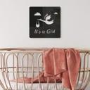 Decoración acrílica bebé - Es una niña 