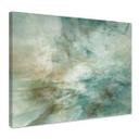 Tableau sur toile avec impression d'art - Lumière de brouillard vert sauge - Schmucker