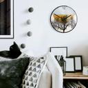 Horloge murale en verre - Kubistika - Matin d'hiver