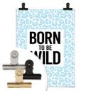 Plakat - Leopard - Born to be Wild