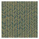 Azulejos Adhesivos espiga filigrana - verde naranja - lote de 12