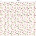 Tapet med mønster - akvarelblomster 01 - rød