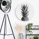 Tableau sur alu-Dibond 1X Studio - Ananas - Rond