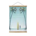 Tekstil plakat Rivers - California